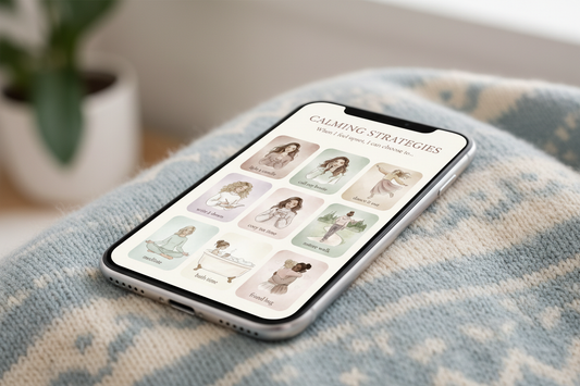 Calming Strategies iPhone Mockup