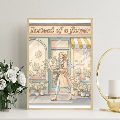 Condolence card with comforting message and soft watercolor design in pastel tones