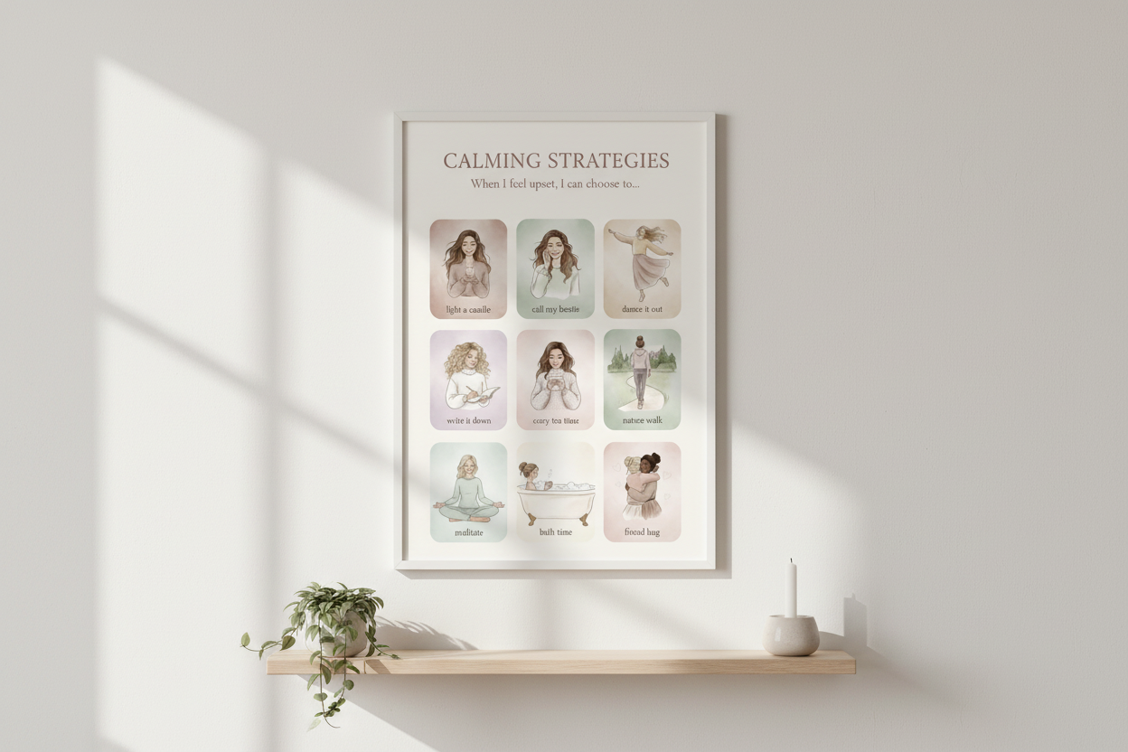 Calming Strategies Print Mockup