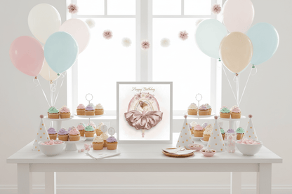 Ballerina Happy Birthday Card - Digital Greeting Card - TheJoyfulDigital