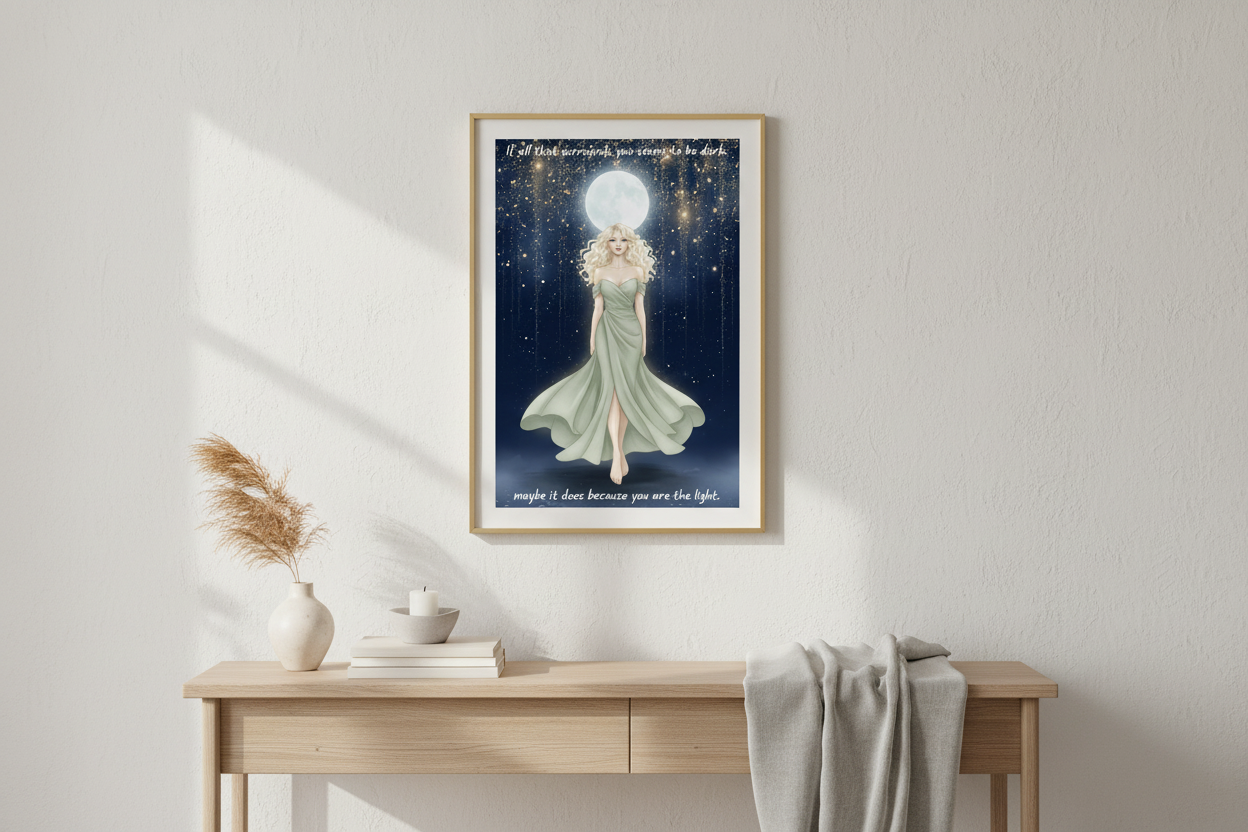 Inspirational Quote Print Mockup